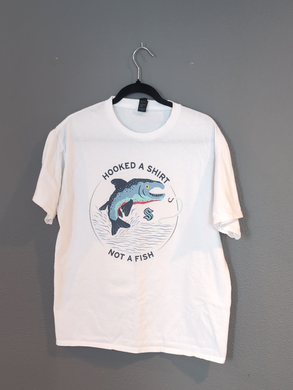 Seattle Kraken Hooked A Shirt Not A Fish Tee